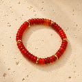 Azzurra Bracelet — Red Agate