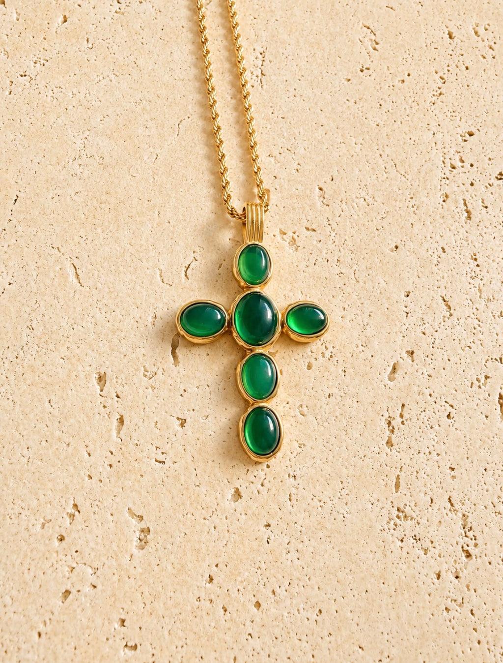 Oliva Cross Necklace