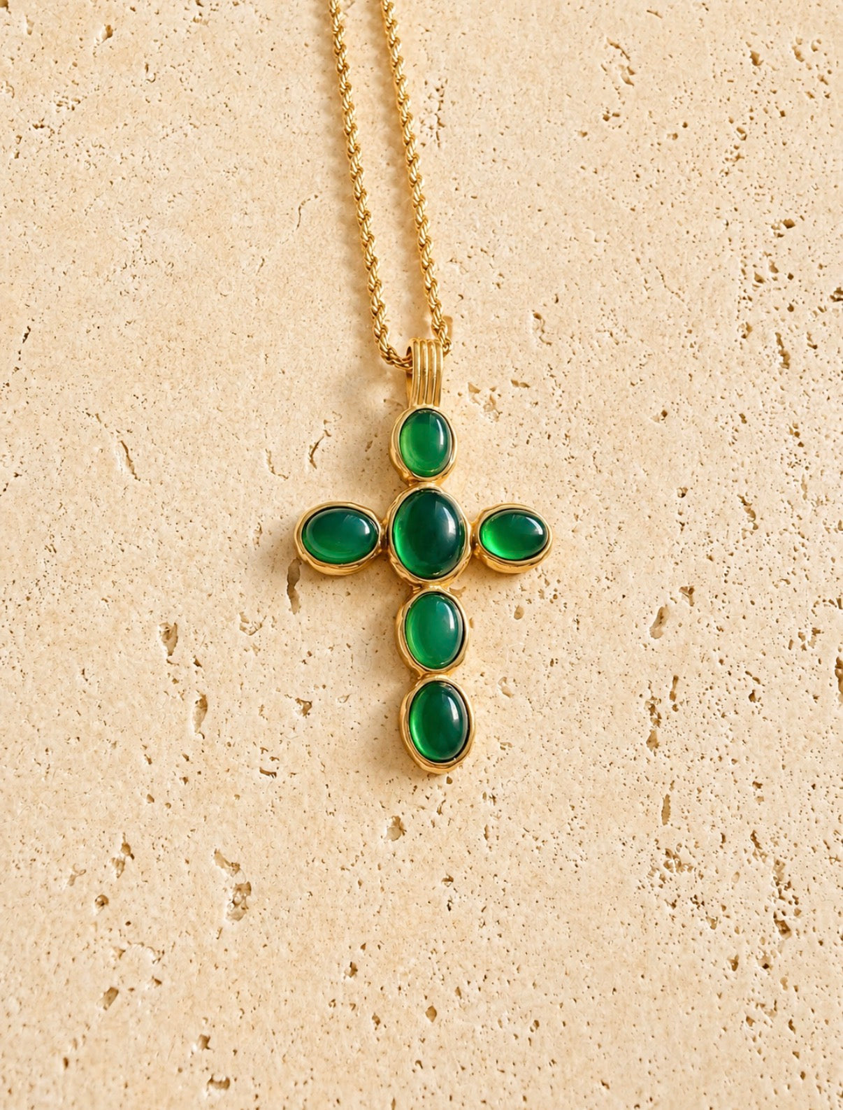 Oliva Cross Necklace